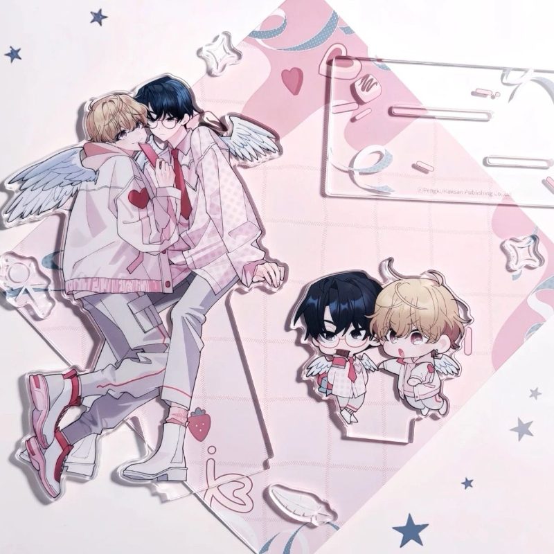 Vintage Collectible Marbles - อะคริลิกตั้งโชว์ลายการ์ตูนอนิเมะ Merry Marbling Baek Kyungbin Joo