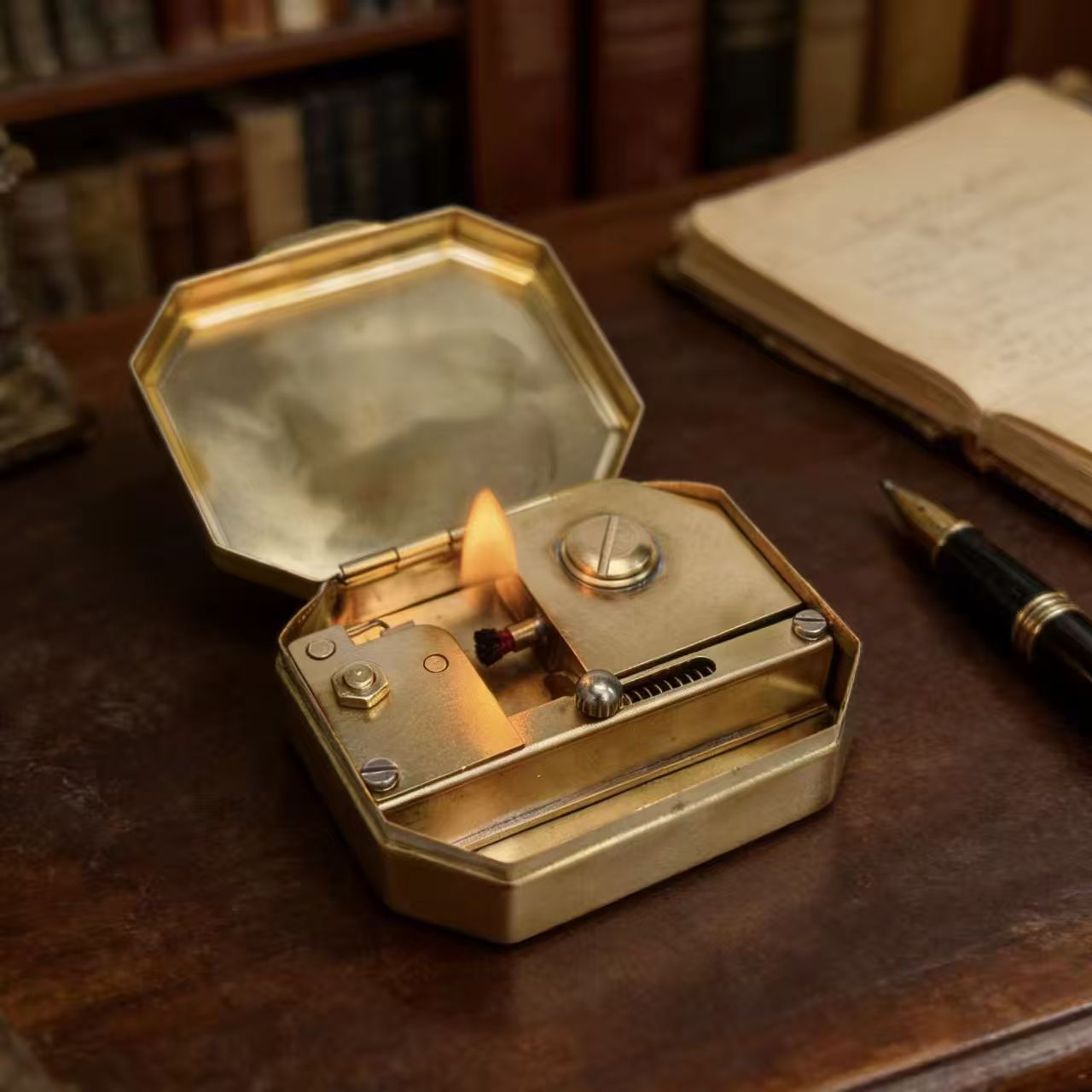 ไฟแช็กน้ำมันก๊าดทองแดงแท้สไตล์ - Vintage Collectible Lighters บทวิจารณ์และราคา
