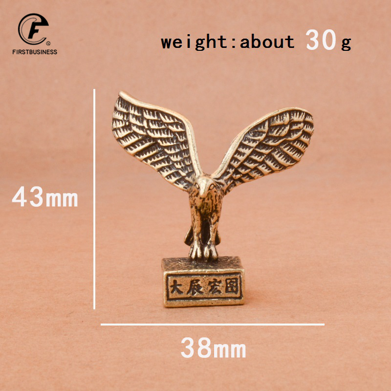 รูปปั้นนกอินทรีทองเหลืองโบราณน - Vintage Collectible Accessories บทวิจารณ์และราคา