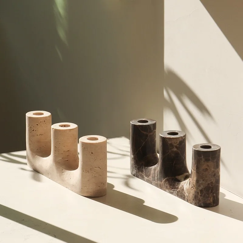 เชิงเทียนหินอ่อนธรรมชาติสไตล์ว - Vintage Collectible Marbles บทวิจารณ์และราคา