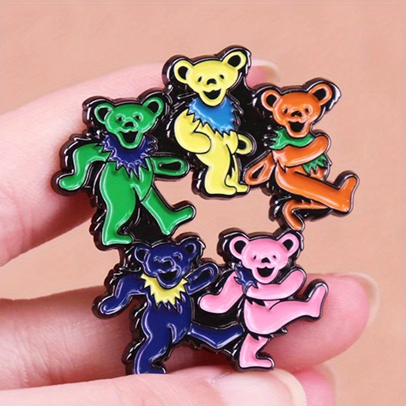 หมีเต้นรําEnamel Pin Rock Band - Vintage Collectible Bears บทวิจารณ์และราคา