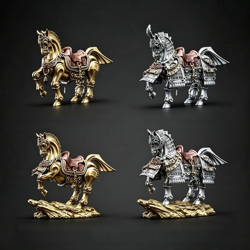 โมเดลประกอบม้าศักดิ์สิทธิ์โลหะ - Vintage Collectible Christmas Ornaments บทวิจารณ์และราคา