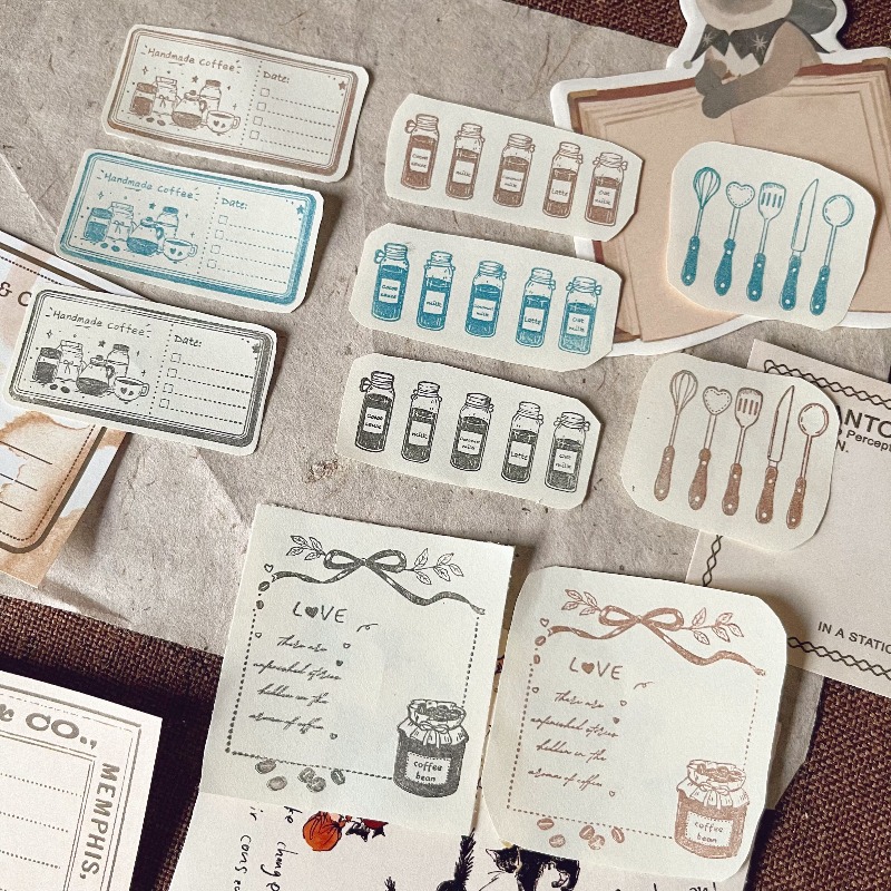 Moonlight INS ชุดแสตมป์ยางลายว - Vintage Collectible Stamps บทวิจารณ์และราคา