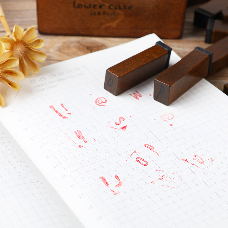 ชุดแสตมป์ไม้ลายตัวอักษรและตัวเ - Vintage Collectible Stamps บทวิจารณ์และราคา
